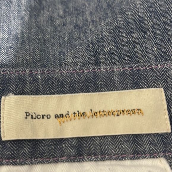 Anthropologie Pilcro and The Letterpress Linen Blend Wide Leg Pants 4 - Picture 7 of 11